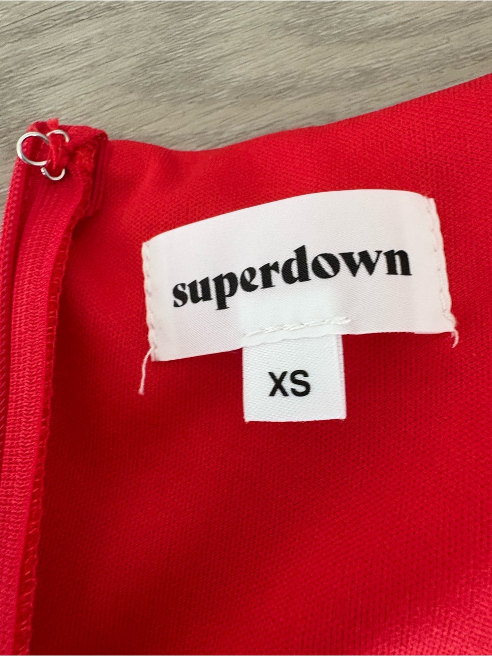 Superdown Reece Halter Bodysuit in Red - Picture 15 of 17
